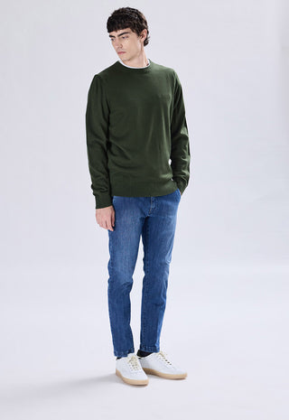 Maglia Girocollo Misto Lana