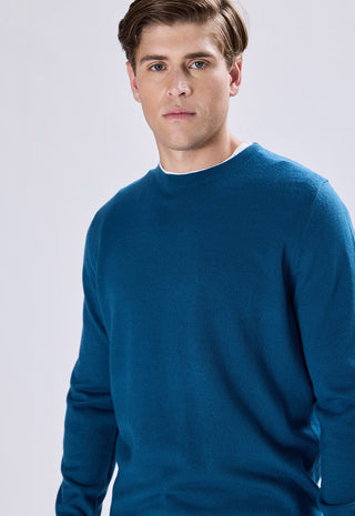 Maglia Girocollo Misto Lana