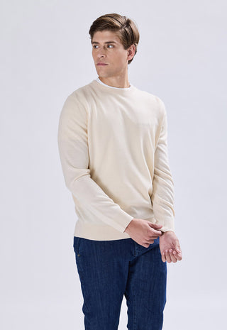 Maglia Girocollo Misto Lana