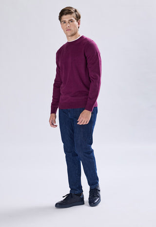 Maglia Girocollo Misto Lana