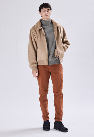 Bomber Montone Scamosciato