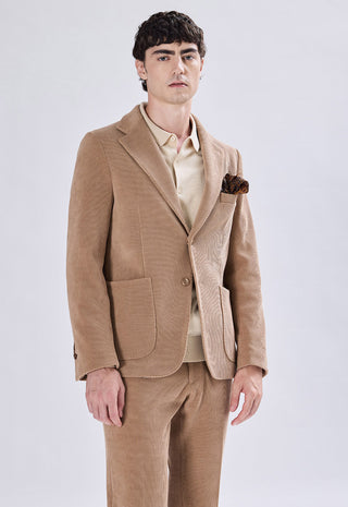 Blazer Monopetto in Velluto a Coste