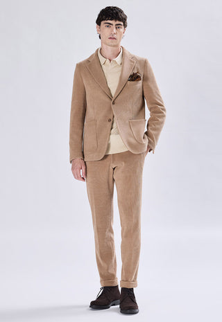 Blazer Monopetto in Velluto a Coste