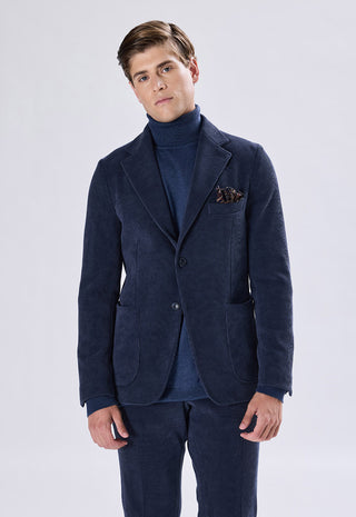Blazer Monopetto in Velluto a Coste
