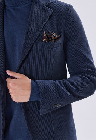 Blazer Monopetto in Velluto a Coste