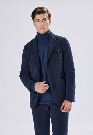 Blazer Monopetto in Velluto a Coste