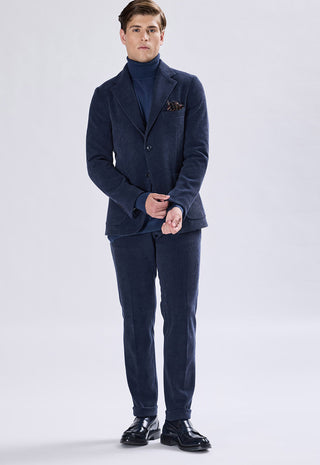 Blazer Monopetto in Velluto a Coste