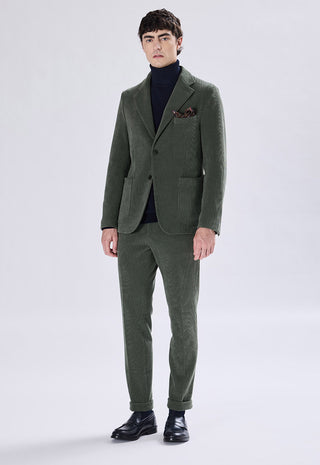 Blazer Monopetto in Velluto a Coste