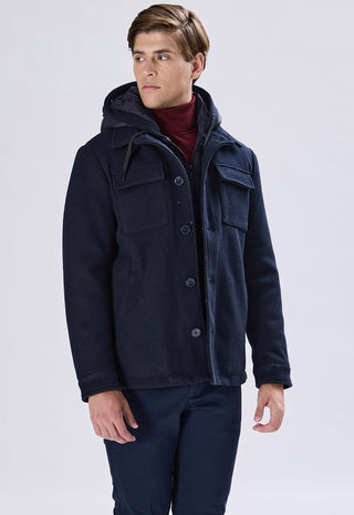 Fly Jacket in Eco Lana