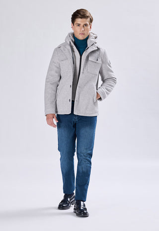 Fly Jacket in Eco Lana