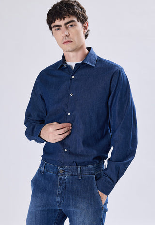 Camicia in Denim Regular Fit