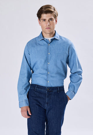 Camicia in Denim Regular Fit