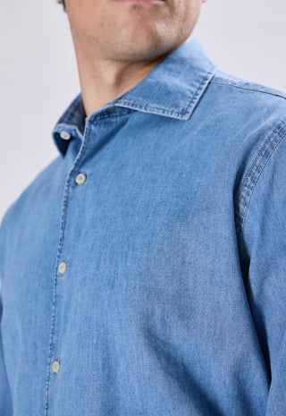 Camicia in Denim Regular Fit