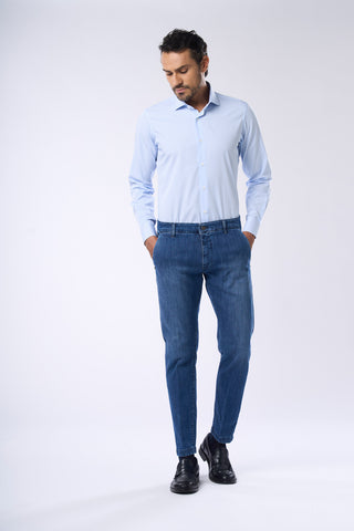 Camicia a Righe Regular Fit