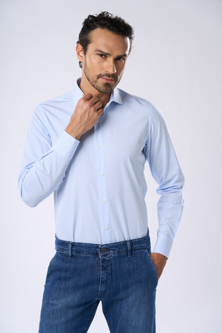 Camicia a Righe Regular Fit