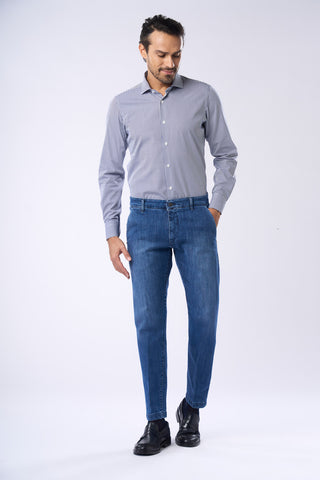 Camicia a Righe Regular Fit