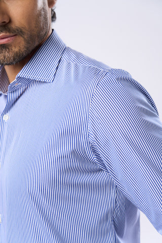 Camicia a Righe Regular Fit