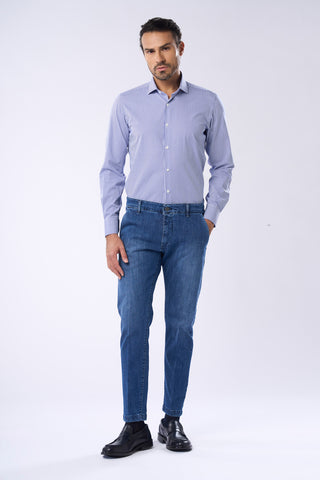 Camicia a Righe Regular Fit