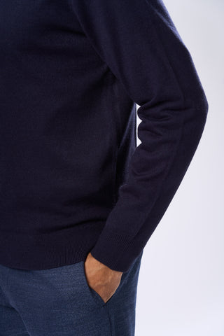 Maglia Girocollo Misto Lana