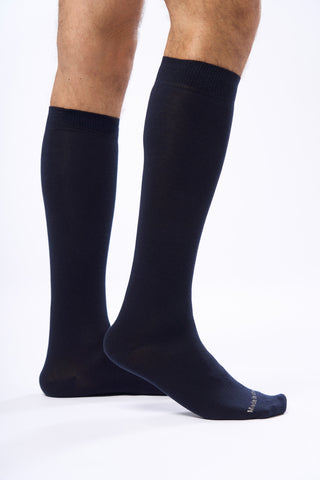 Calza Lunga Filo di Scozia|Colore:Blu