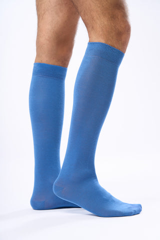 Calza Lunga Filo di Scozia|Colore:Oceano