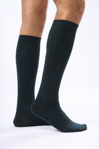 Calza Lunga Fantasia in Caldo Cotone|Colore:Verdone