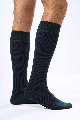 Calza Lunga in Caldo Cotone|Colore:Verdone