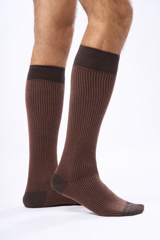 Calza Lunga in Caldo Cotone|Colore:Moro