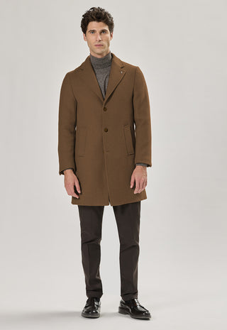 Cappotto Monopetto|Colore:Cammello
