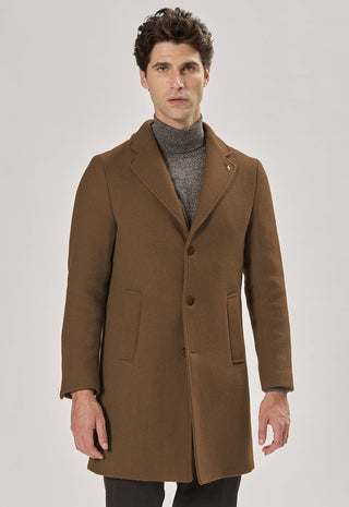 Cappotto Monopetto|Colore:Cammello