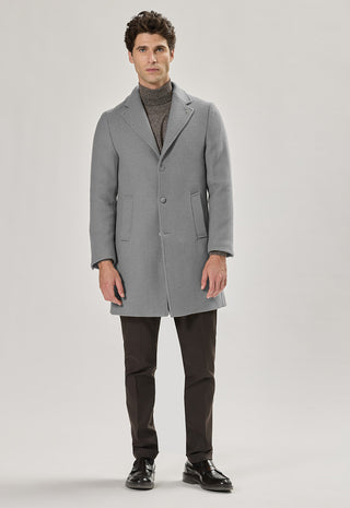 Cappotto Monopetto|Colore:Grigio