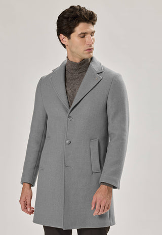 Cappotto Monopetto|Colore:Grigio