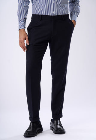 Pantalone in Flanella|Colore:Blu