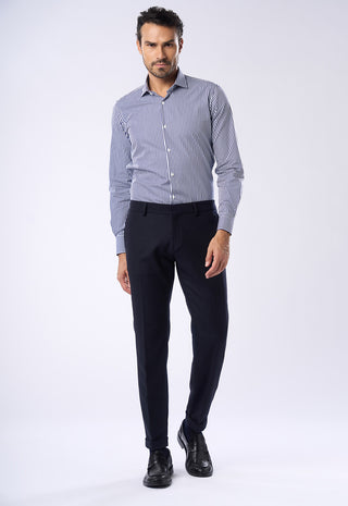 Pantalone in Flanella|Colore:Blu