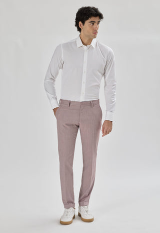 Camicia in Popeline Slim Fit|Colore:Bianco